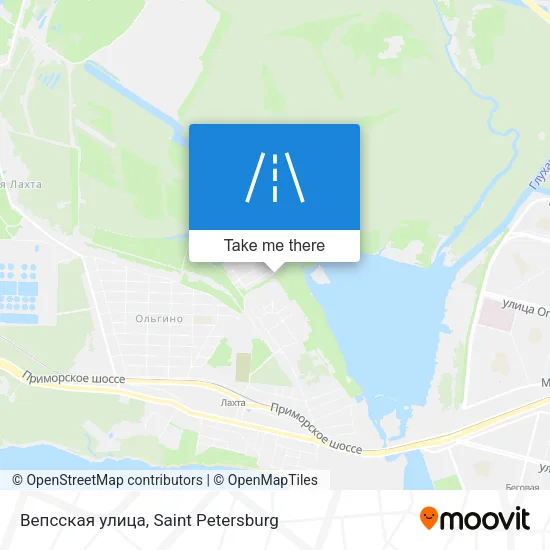 Вепсская улица map