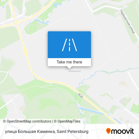 улица Большая Каменка map