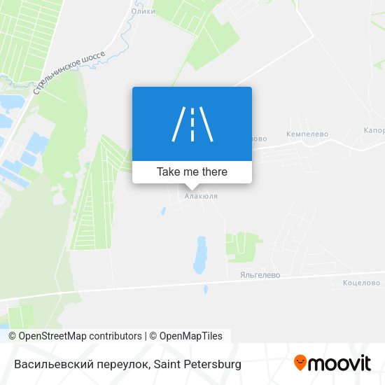Васильевский переулок map