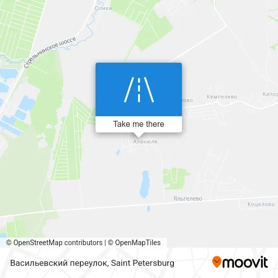 Васильевский переулок map