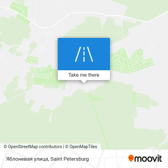Яблоневая улица map
