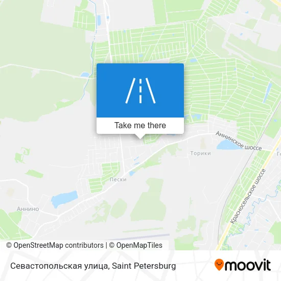 Севастопольская улица map