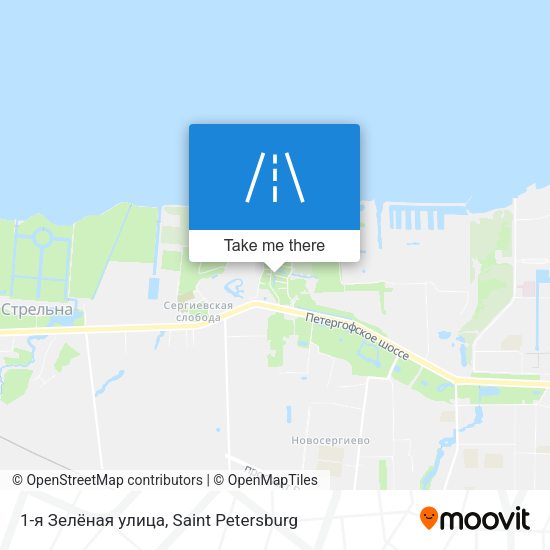 1-я Зелёная улица map