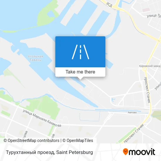 Турухтанный проезд map