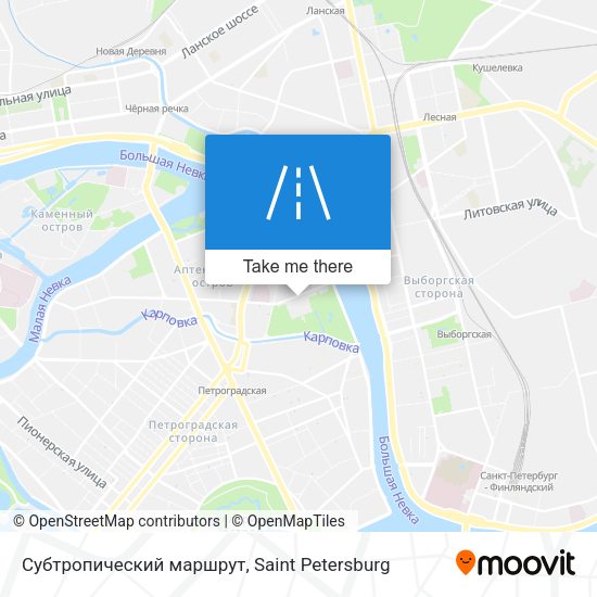 Субтропический маршрут map