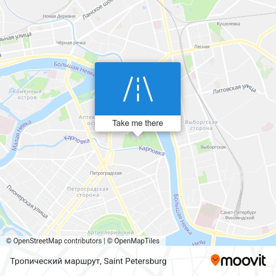 Тропический маршрут map