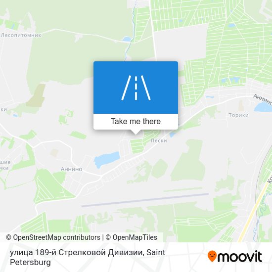 улица 189-й Стрелковой Дивизии map
