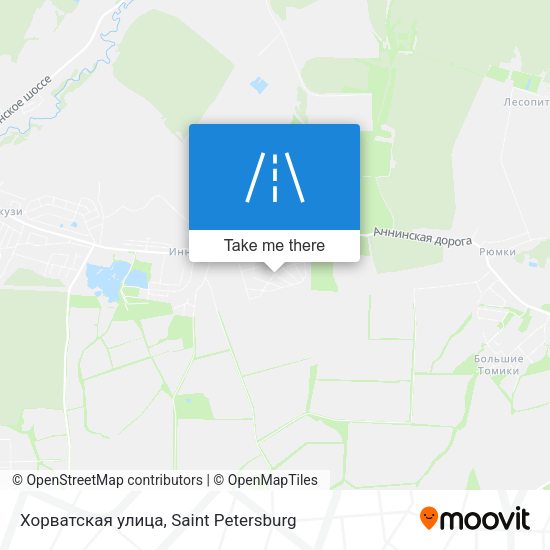 Хорватская улица map