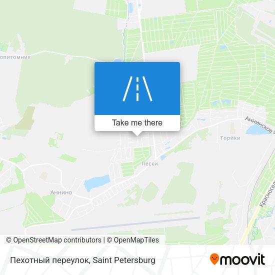 Пехотный переулок map