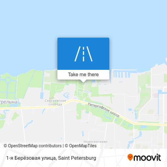 1-я Берёзовая улица map