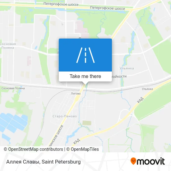 Аллея Славы map