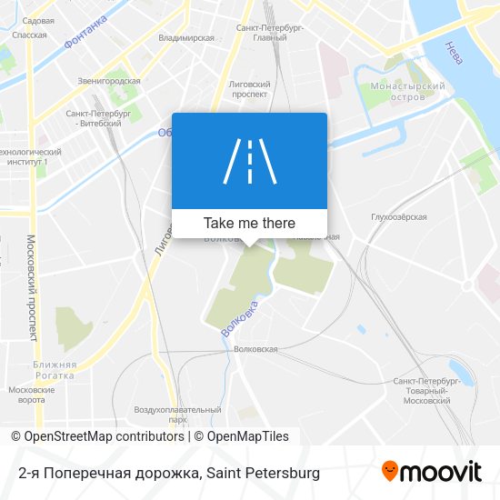 2-я Поперечная дорожка map