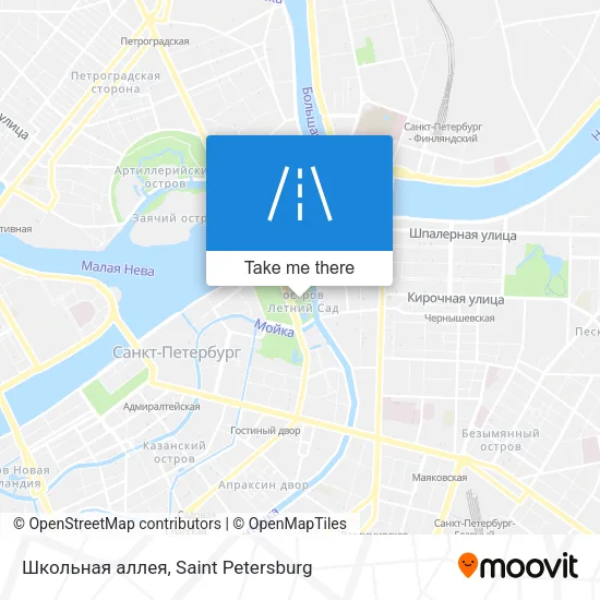 Школьная аллея map
