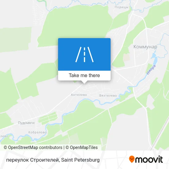 переулок Строителей map