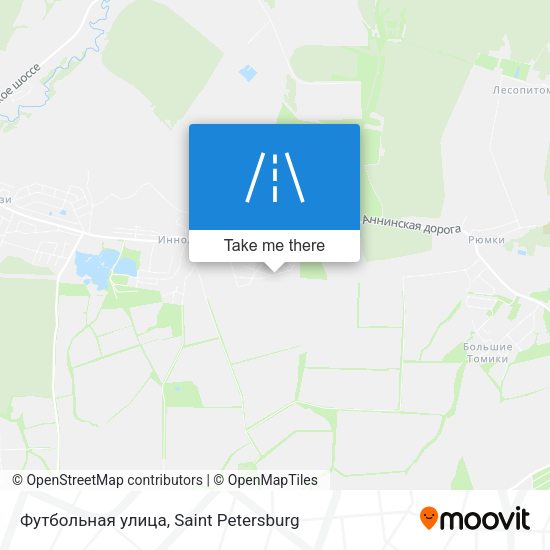 Футбольная улица map