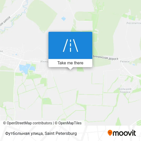 Футбольная улица map
