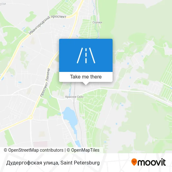 Дудергофская улица map
