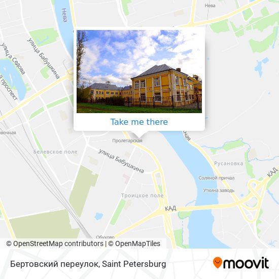 Бертовский переулок map