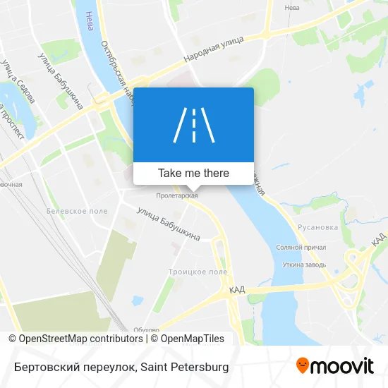 Бертовский переулок map
