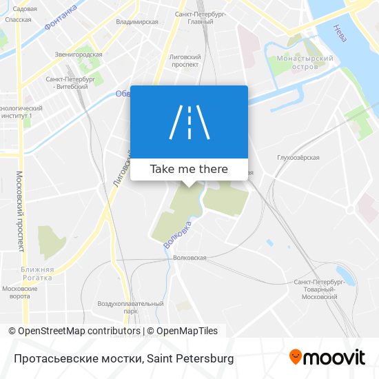 Протасьевские мостки map