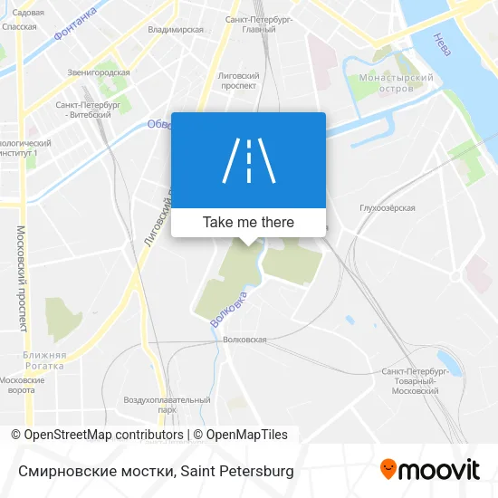 Смирновские мостки map