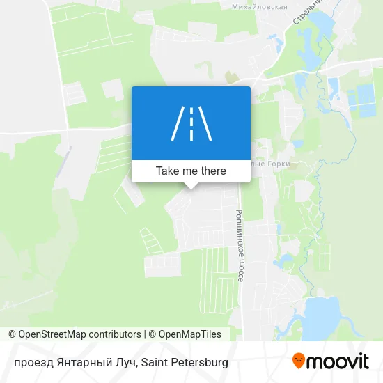 проезд Янтарный Луч map