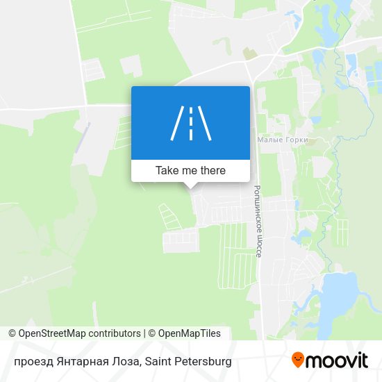 проезд Янтарная Лоза map