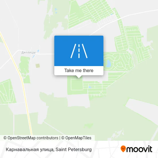 Карнавальная улица map
