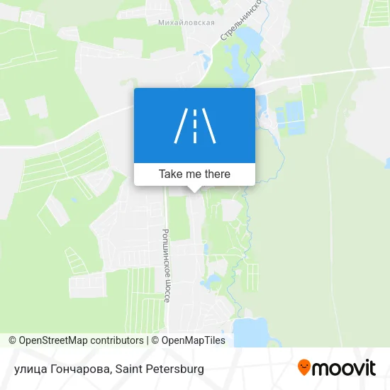 улица Гончарова map