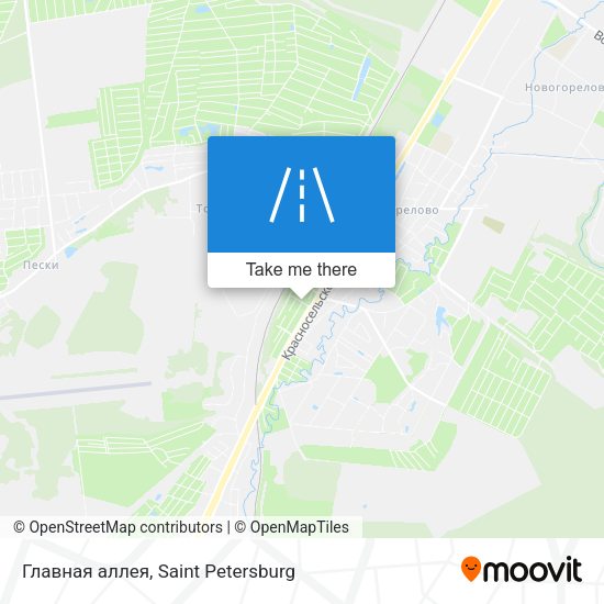 Главная аллея map