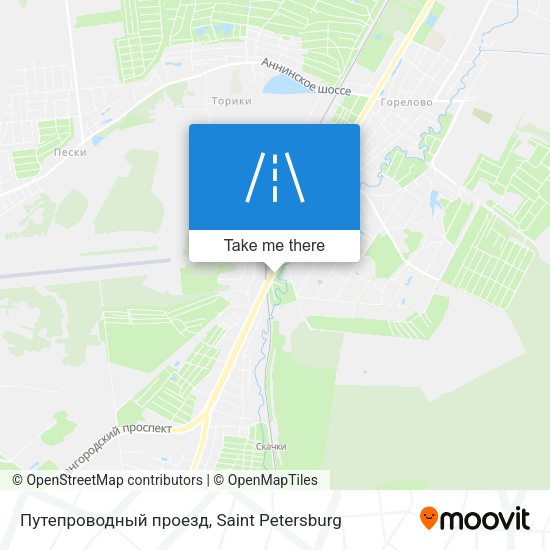 Путепроводный проезд map