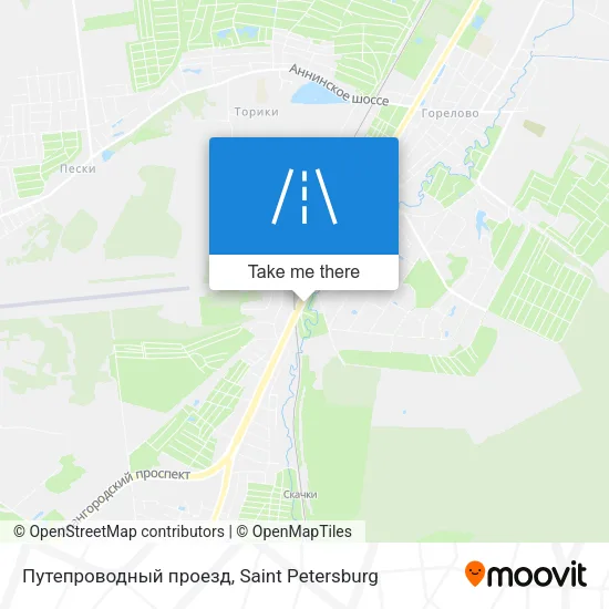 Путепроводный проезд map