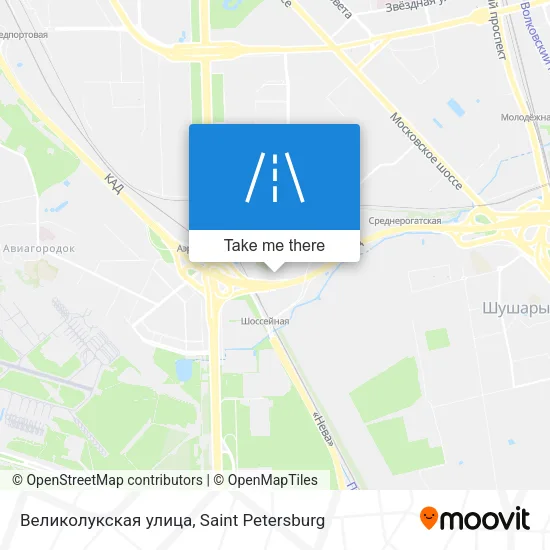 Великолукская улица map