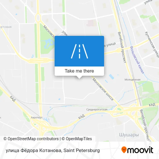 улица Фёдора Котанова map