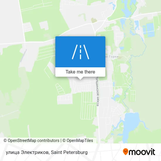 улица Электриков map