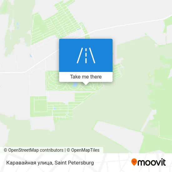 Каравайная улица map