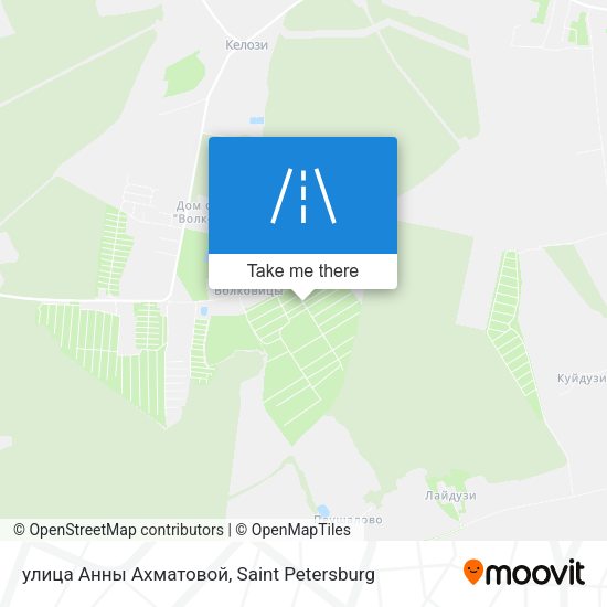 улица Анны Ахматовой map