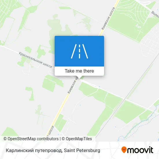 Карлинский путепровод map