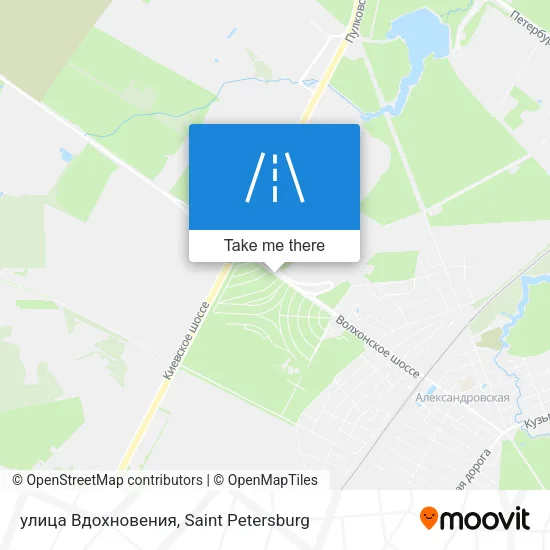 улица Вдохновения map