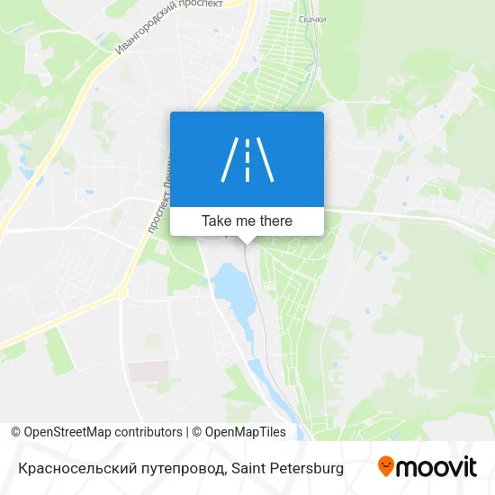 Красносельский путепровод map