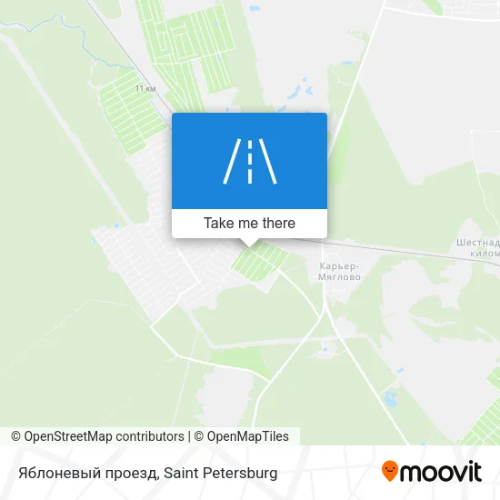Яблоневый проезд map