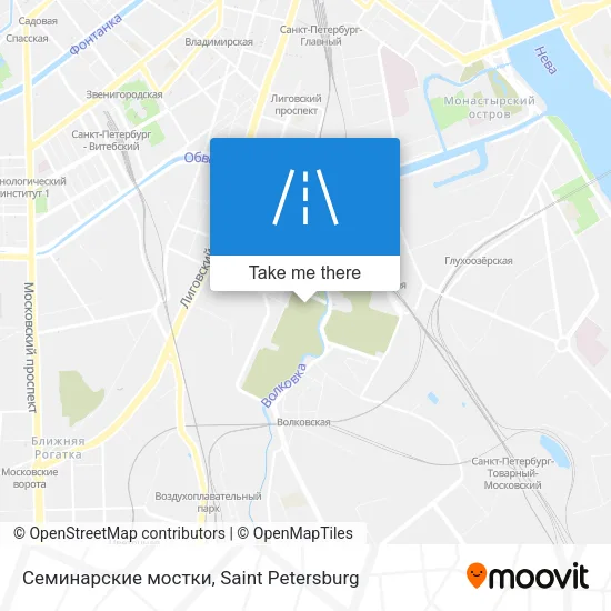 Семинарские мостки map