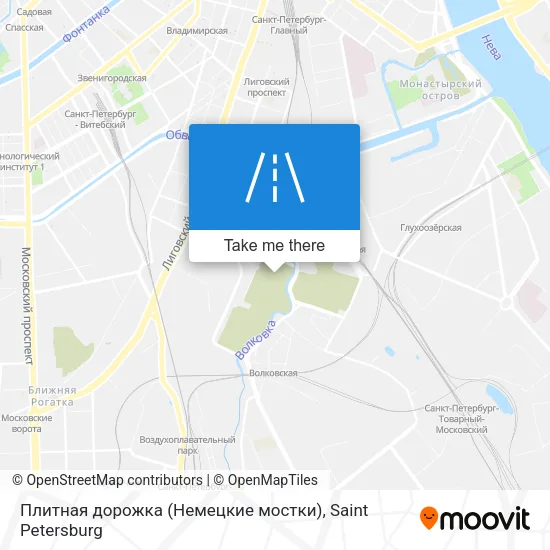 Плитная дорожка (Немецкие мостки) map