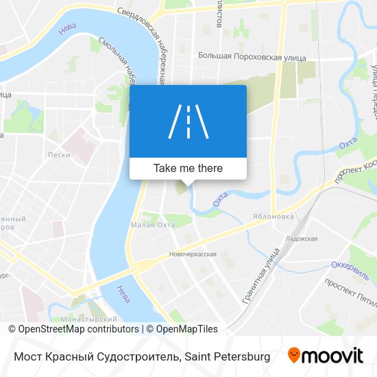 Мост Красный Судостроитель map