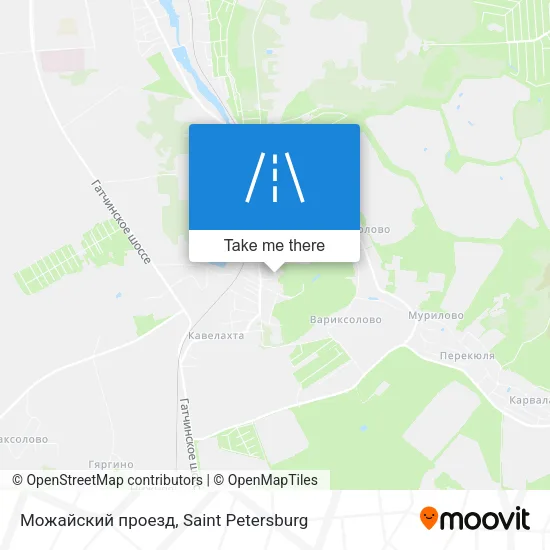 Можайский проезд map