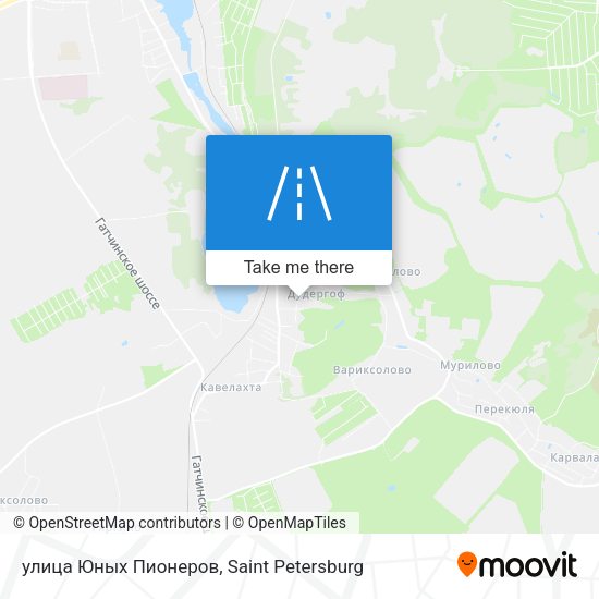 улица Юных Пионеров map