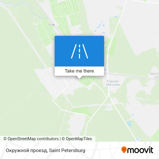 Окружной проезд map