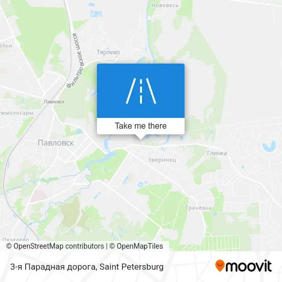 3-я Парадная дорога map