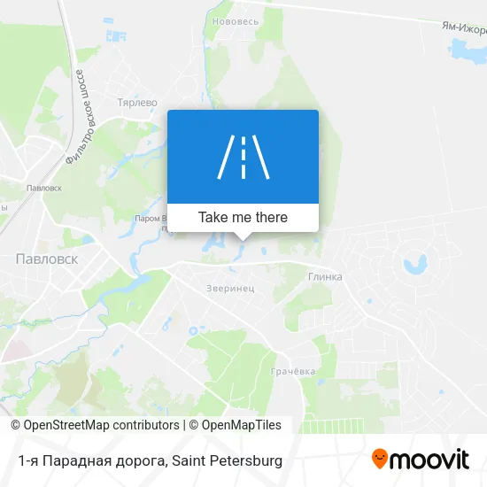 1-я Парадная дорога map