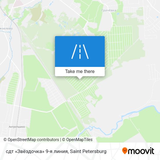 сдт «Звёздочка» 9-я линия map